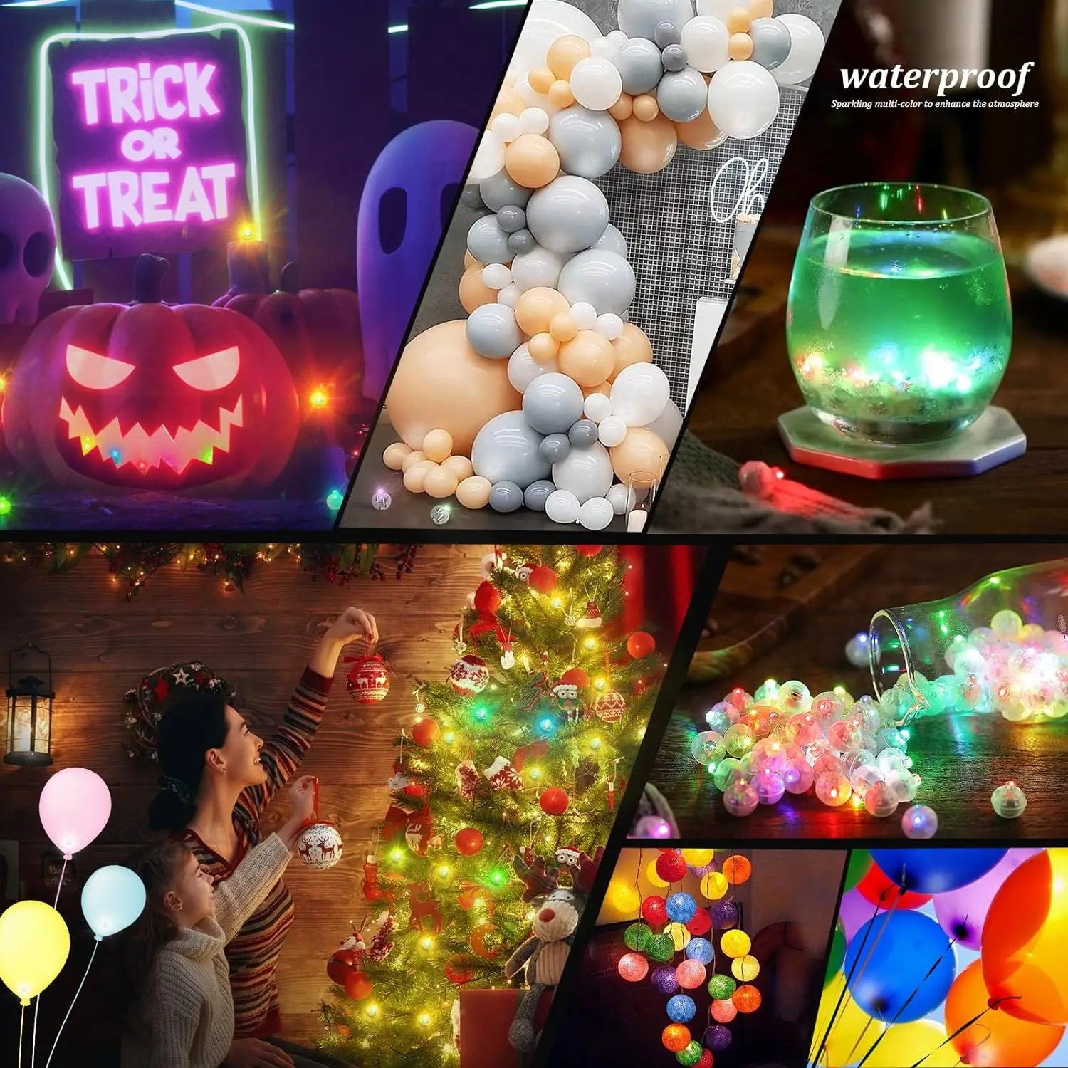 50/100 Pcs LED Balloon Lights Mini Round Ball Balloon night light LED Flash Lamp for Paper Lanterns Wedding Party Decorations