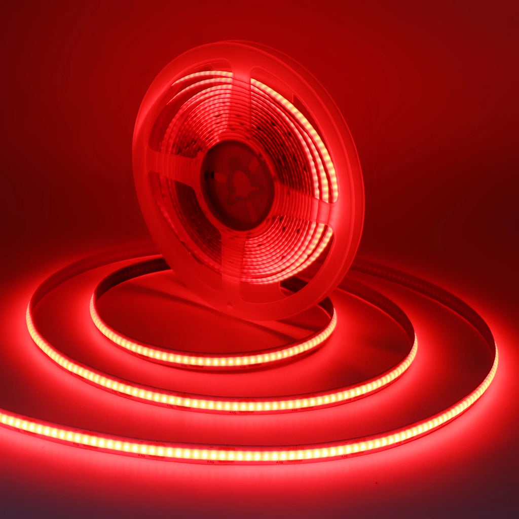 5V COB LED Light Strip With Touch Dimmer/ON OFF Switch/3Key Dimmer 320LEDs/M High Density LED Lamp Room Bar TV Backlight 9Colors