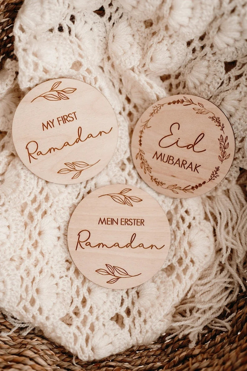 Baby Milestone EID MUBARAK Shooting Baby Bump Newborn My First Ramadan Eid Mubarak Photo Props Newborn New Parent Gift Ideas