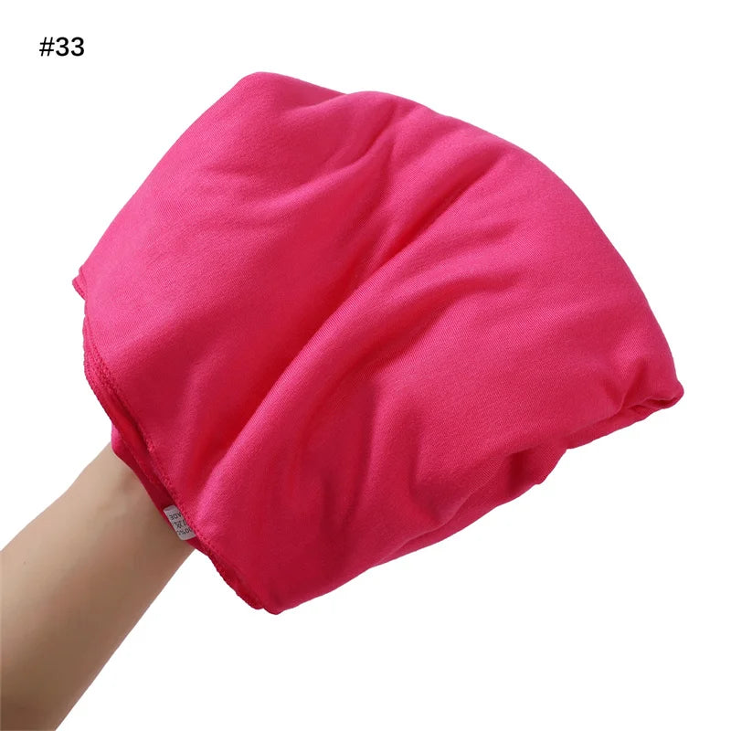 80*180cm Big Size Modal Rayon Cotton Jersey Hijab Scarf Ramadan Long Muslim Shawl Plain Soft Turban Wraps Women Headband