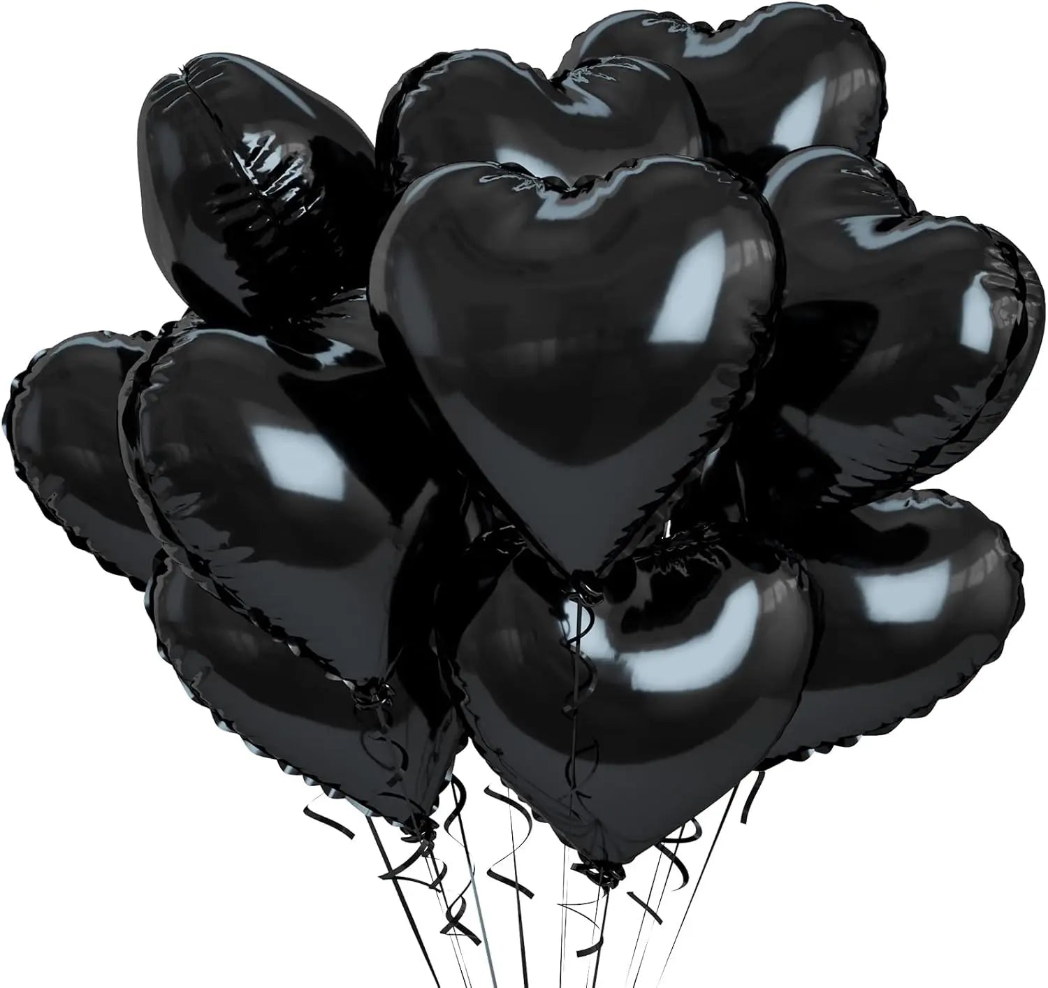 10pcs 18inch Heart Foil Balloons Pink Sage Green Heart Balloon for Birthday Party Valentines Day Wedding Anniversary Decorations