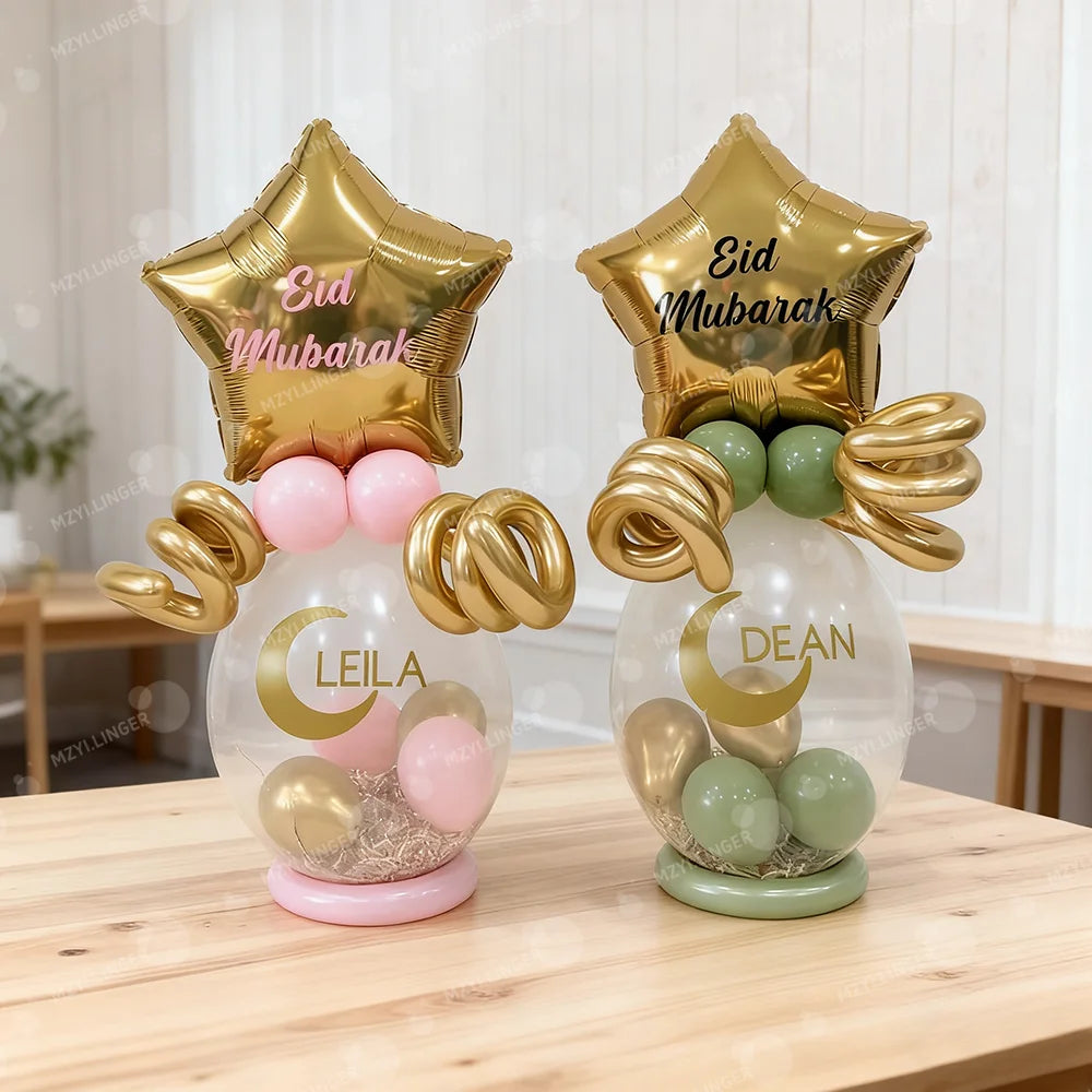 Ramadan balloon set of stars and moon balloons, used for decoration during Ramadan and home Eid al Fitr balloon decoration