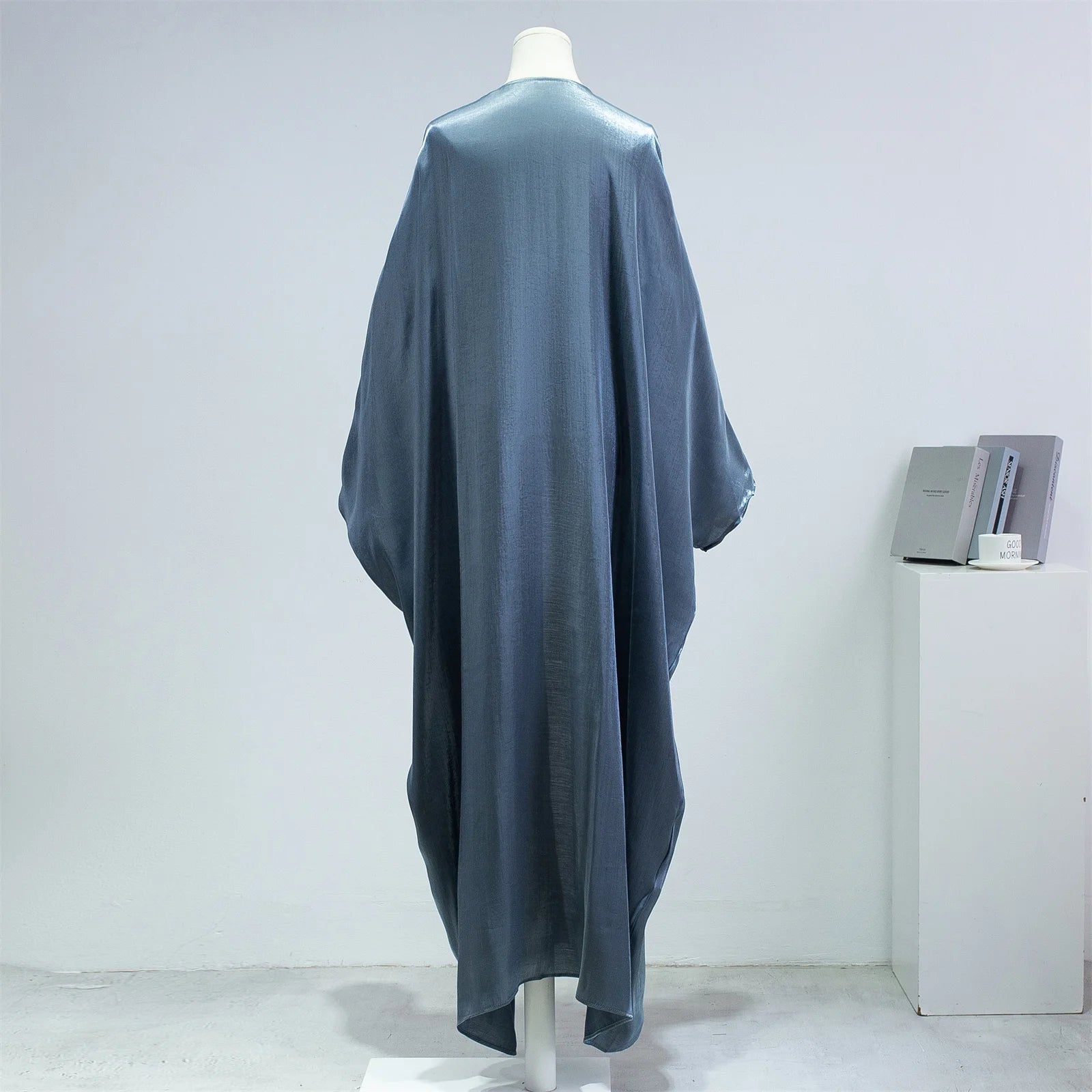 Muslim One-Piece Prayer Abaya for Women – Smocking Sleeve Kaftan Jilbab Cardigan Coat Islamic Robe Dubai Turkish Style