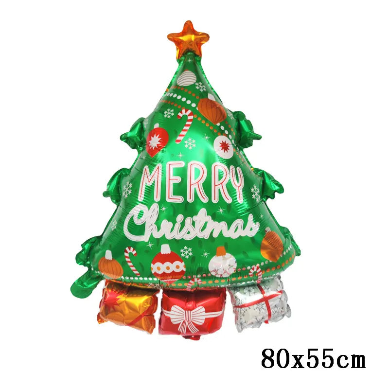 Christmas Foil Balloons Santa Claus Balloon Standding Balloon Christmas Gift Santa Balloon Xmas Party Supplies Home Decortion