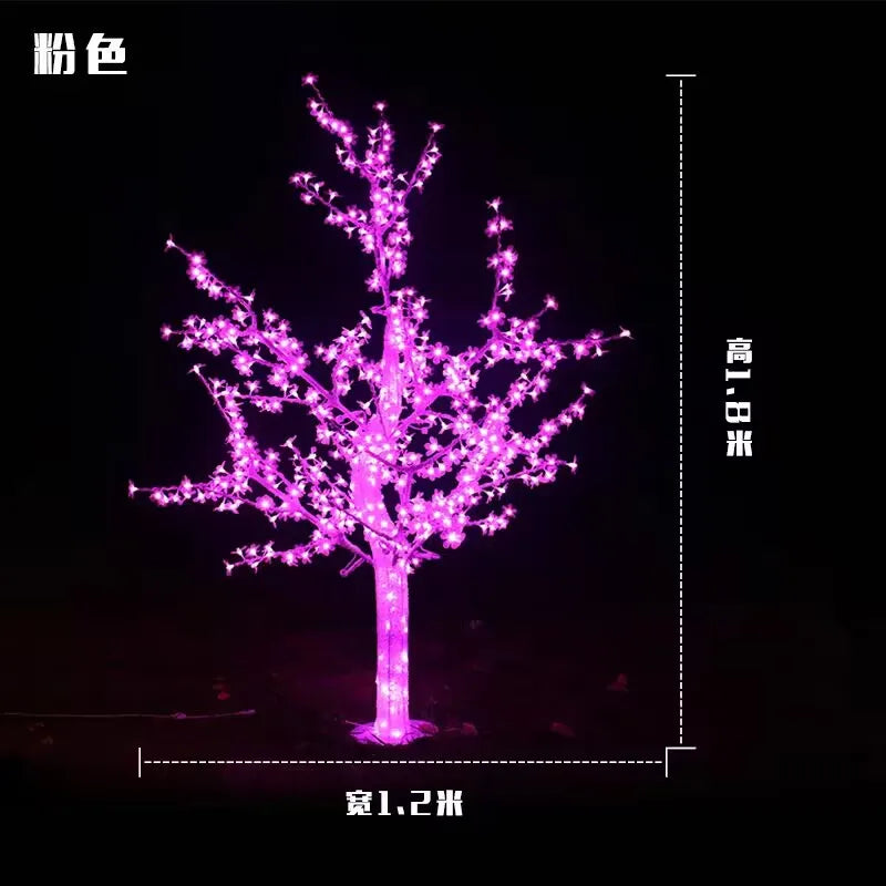 Cherry Blossom LED Christmas Tree Lights – 1.5m / 5ft Indoor & Outdoor Decorative Lighting