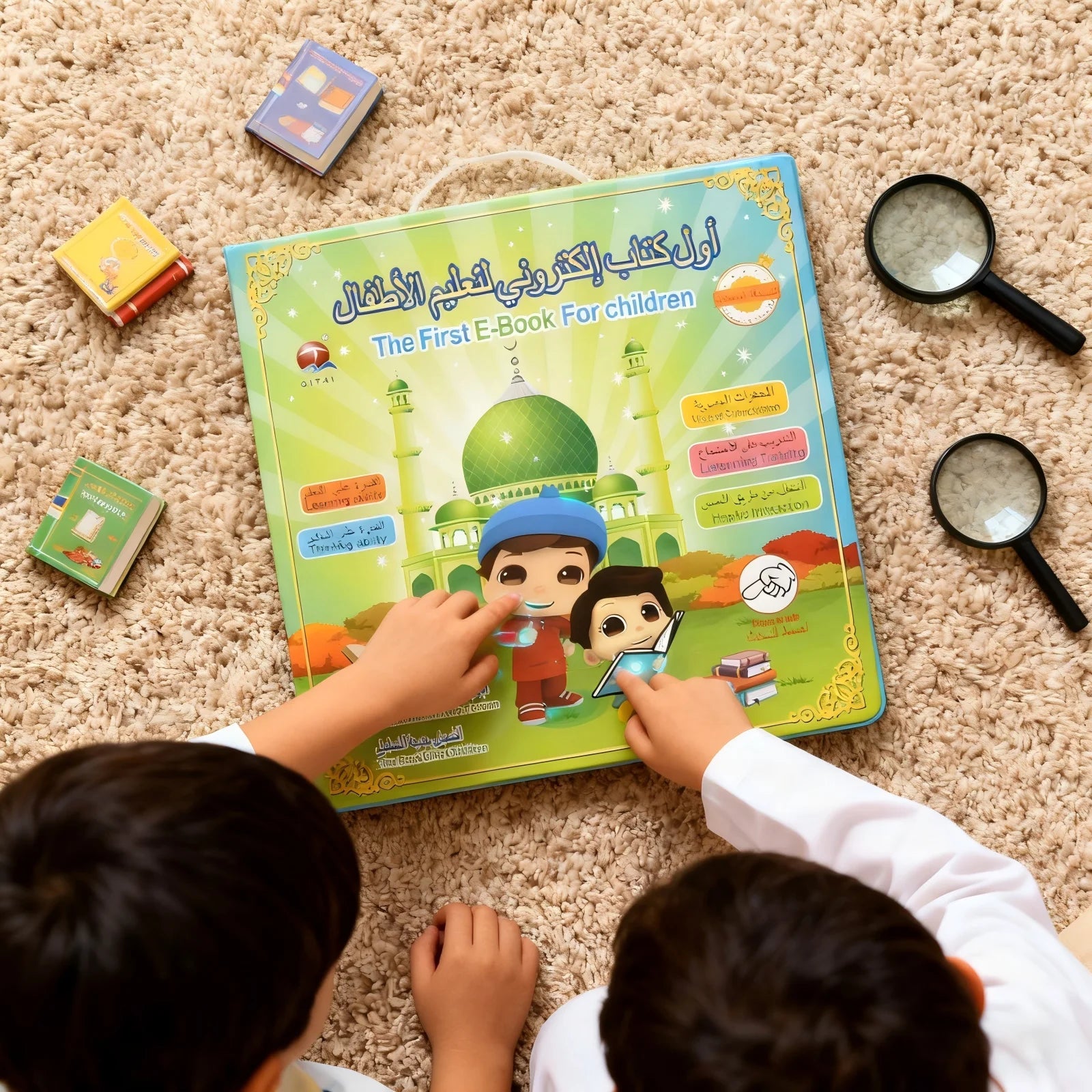 Interactive Arabic E-Book for Kids Muslim-Themed Touch & Learn Toy