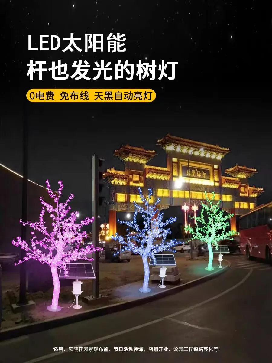 Cherry Blossom LED Christmas Tree Lights – 1.5m / 5ft Indoor & Outdoor Decorative Lighting