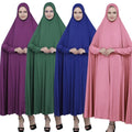 Eid Ramadan Abaya for Muslim Women Overhead Khimar Prayer Dress, Modest Islamic Caftan Arabic Robe Kaftan