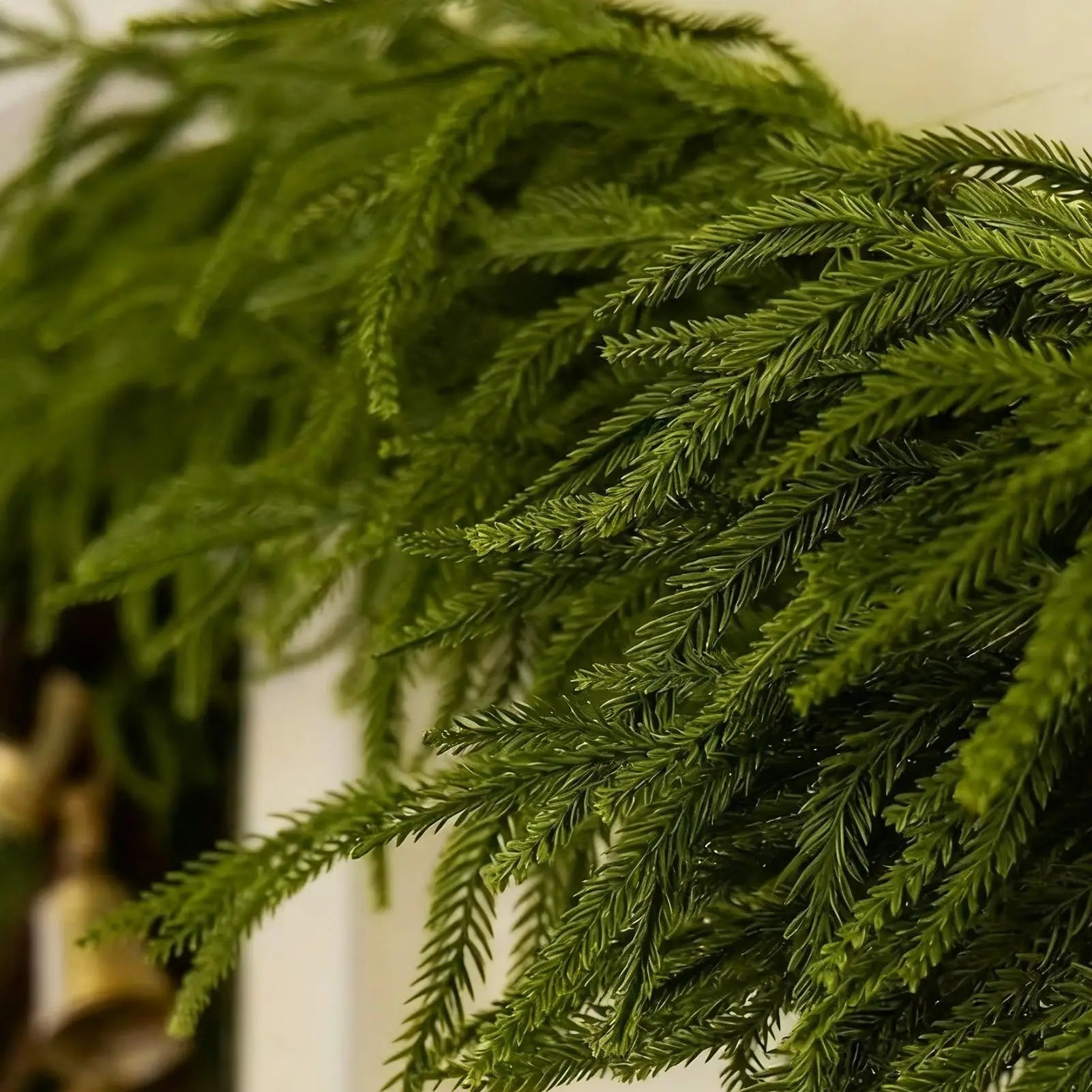 Faux Cedar Garland Holiday Atmosphere Props Artificial Greenery Garland For Winter For Outdoor Indoor Porches Front Door Living
