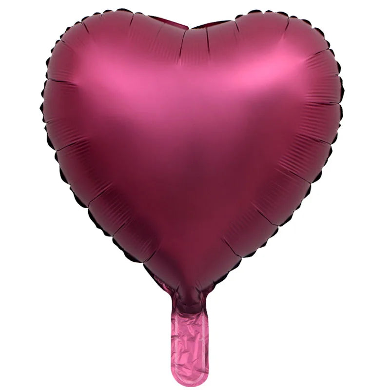 10/5/3Pcs Cream Heart Foil Balloons 18inch Multi Pink Beige Heart Helium Balloons for Wedding Birthday Party Decorations Globos
