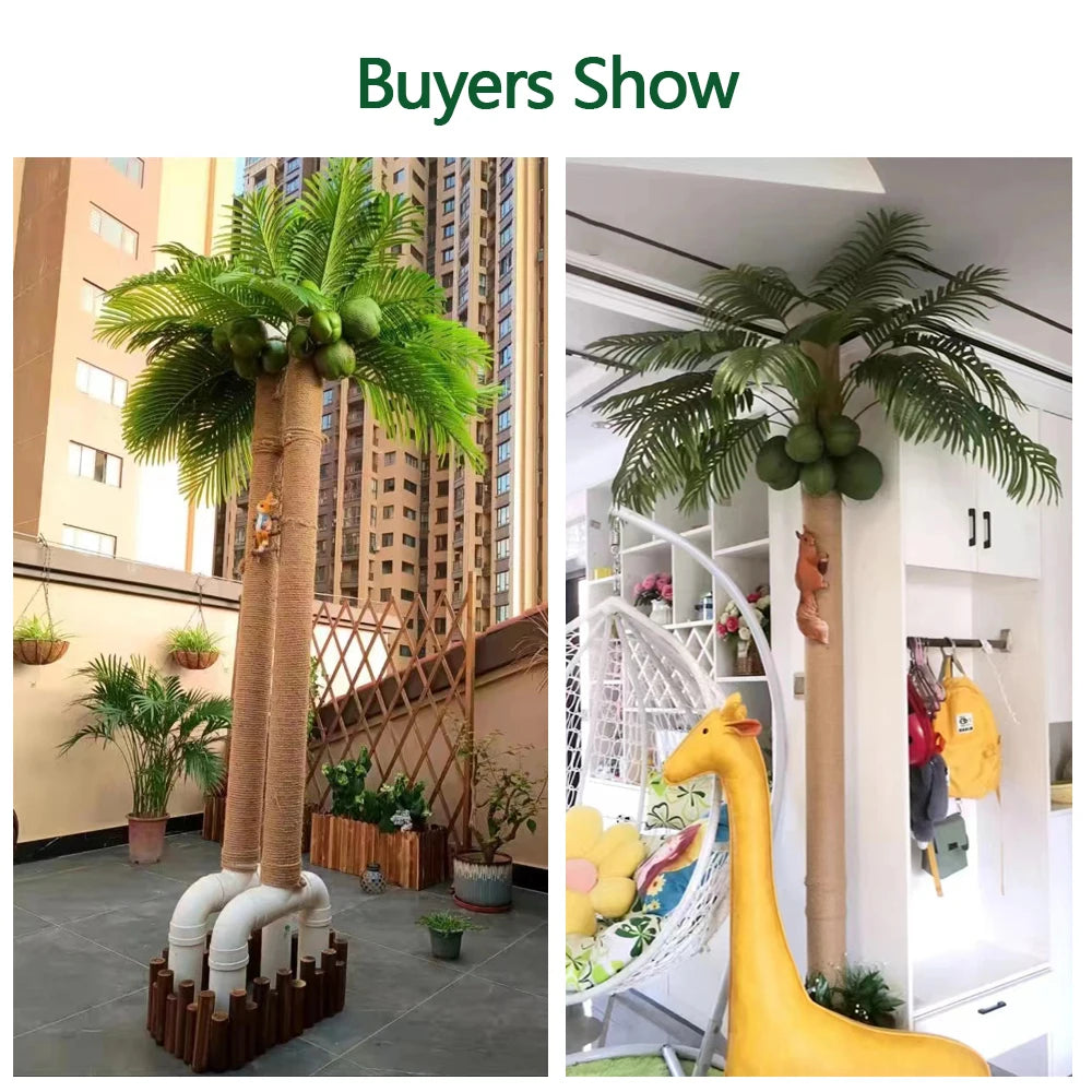 Artificial Palm Tree Artificial Palm Tropical Palm Tree for Home Patio Pool