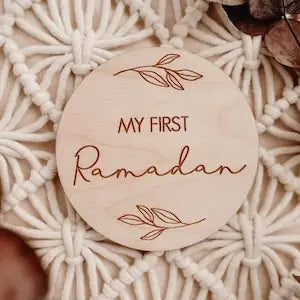 Baby Milestone EID MUBARAK Shooting Baby Bump Newborn My First Ramadan Eid Mubarak Photo Props Newborn New Parent Gift Ideas