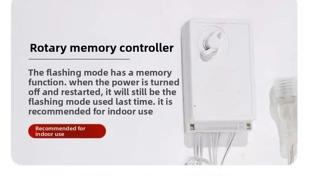 LED Ice Strip Waterfall Light String – Outdoor Waterproof Starry Sky Decoration