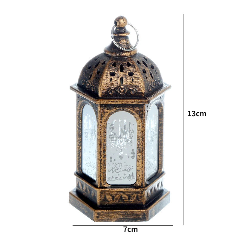 Ramadan LED Lantern Light Eid Mubarak Decoration for Home Islamic Muslim Festival Party Ramadan Kareem Decor EID Al Adha 2026