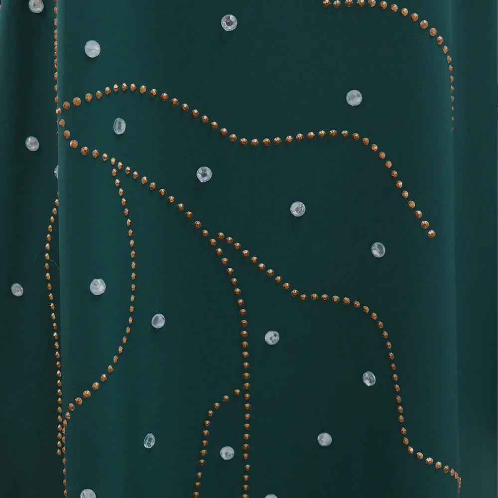 Caftan Eid Elegant Muslim Women Dress Ramadan Party Dubai Abaya Turkey Islam Long Evening Dresses Musulmane Elegant Vestidos