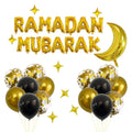 1Set Umrah Mubarak Balloon Set Banner Muslim Festival Home DIY Decor Eid Mubarak Ramadan Kareem Hajj Party Supplies