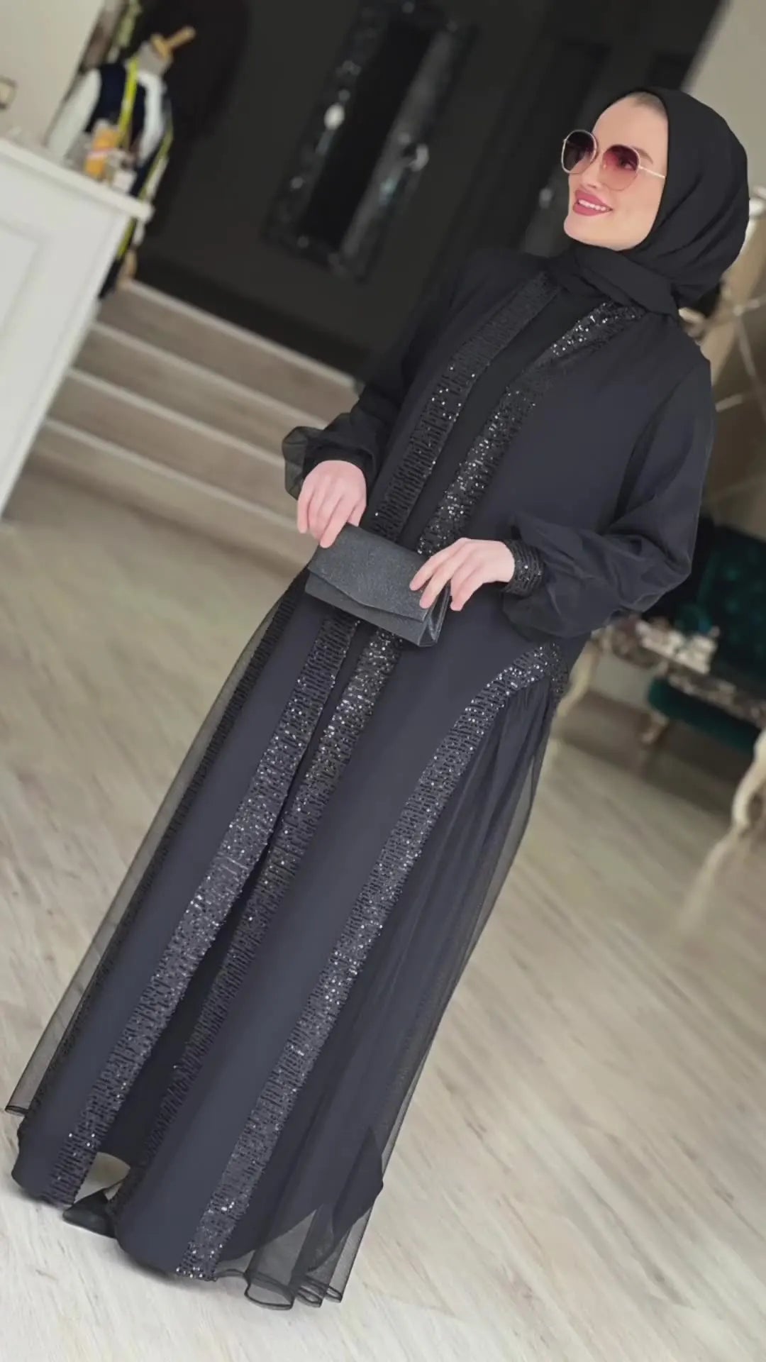 2024 Muslim Modest Women Dress – Eid & Ramadan Jalabiya Kaftan Robe