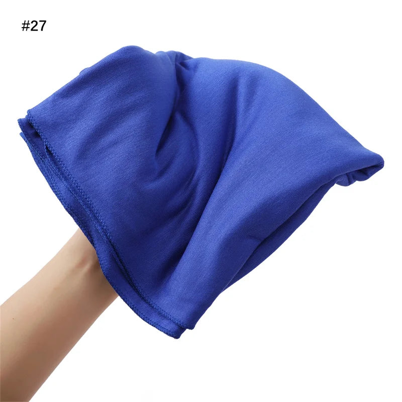80*180cm Big Size Modal Rayon Cotton Jersey Hijab Scarf Ramadan Long Muslim Shawl Plain Soft Turban Wraps Women Headband