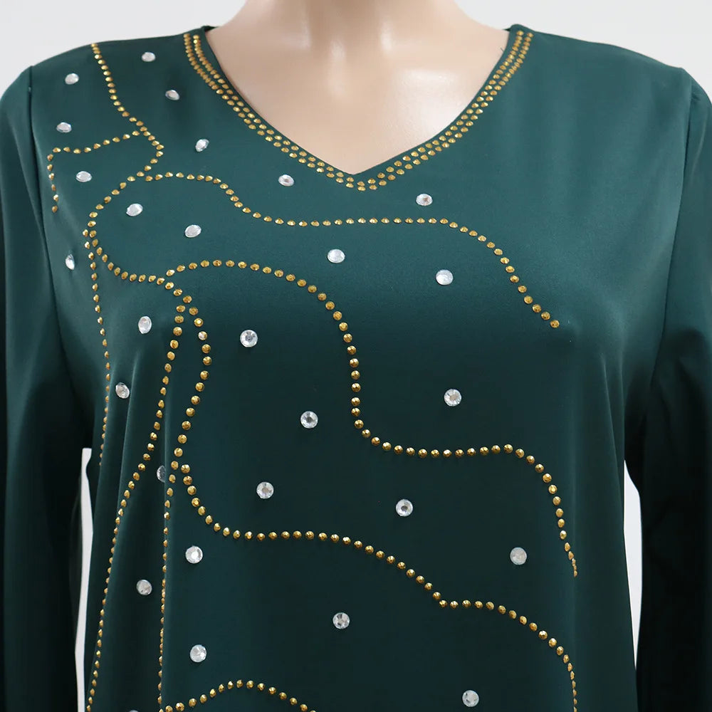 Caftan Eid Elegant Muslim Women Dress Ramadan Party Dubai Abaya Turkey Islam Long Evening Dresses Musulmane Elegant Vestidos