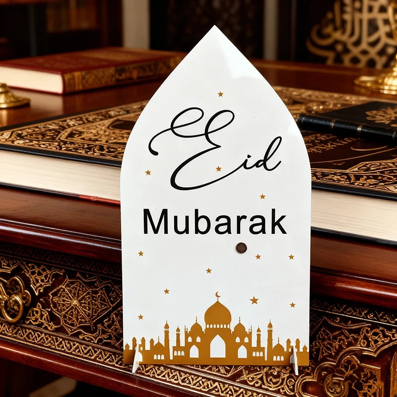 Ramadan Festival Calendar Eid Mubarak Party Wall Decorations Eid Al-Fitr Eid Al-Adha Window Stickers Islamic Festive Decor