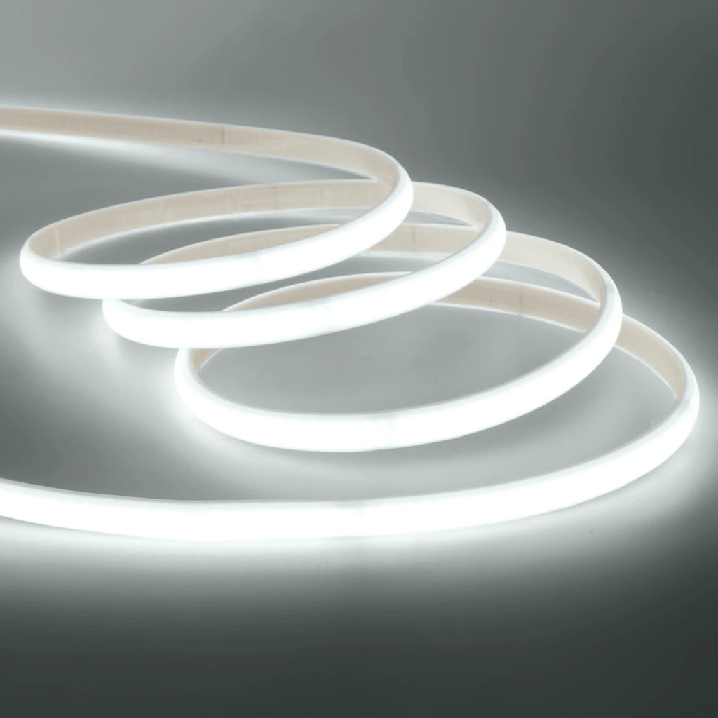 IP65 COB Self-adhesive Tape LED Neon Light Strips AC 230V RA90 Waterproof Outdoor Garden FOB Ribbon Lamp 2Pin Wire/EU Power Plug