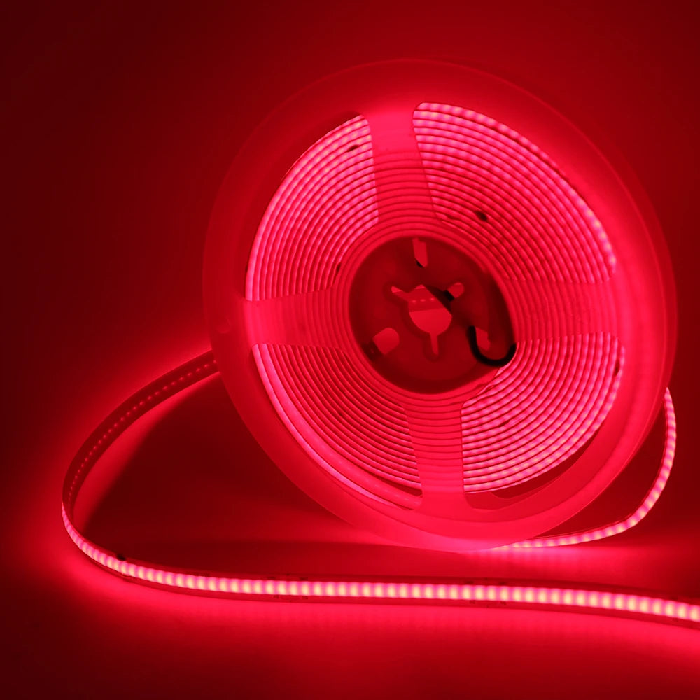 5V USB COB Led Strip Light 320 Leds/M White/Red/Green/Blue/Ice Blue/Pink PCB 3MM 5MM 8MM Flexible Ribbon Night Lamp TV Backlight