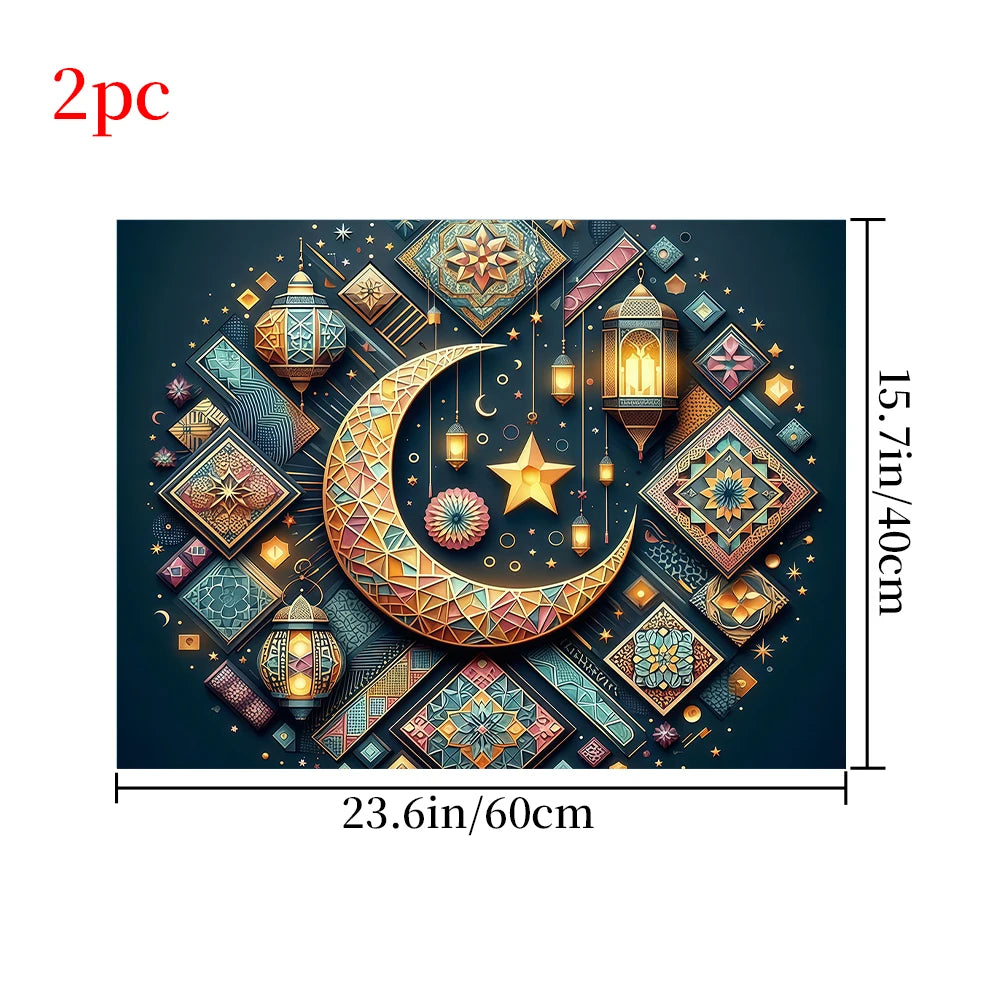 Ramadan meal mat, suitable for daily home, restaurant, outdoor picnic use, Eid al Fitr