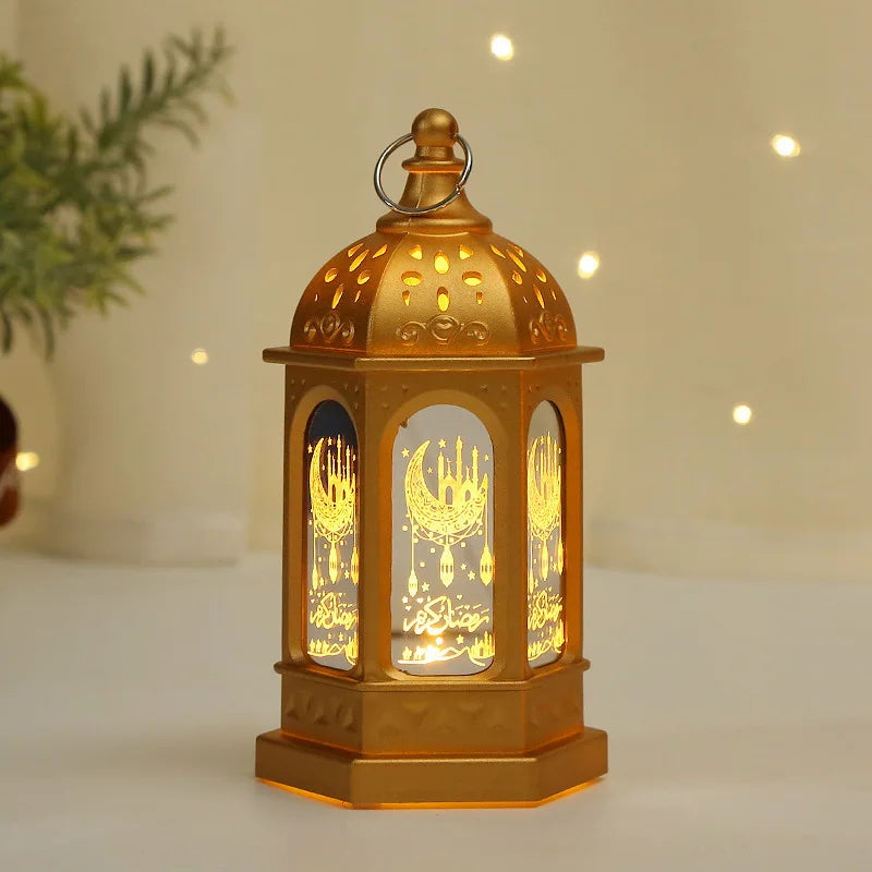 Ramadan LED Lantern Light Eid Mubarak Decoration for Home Islamic Muslim Festival Party Ramadan Kareem Decor EID Al Adha 2026