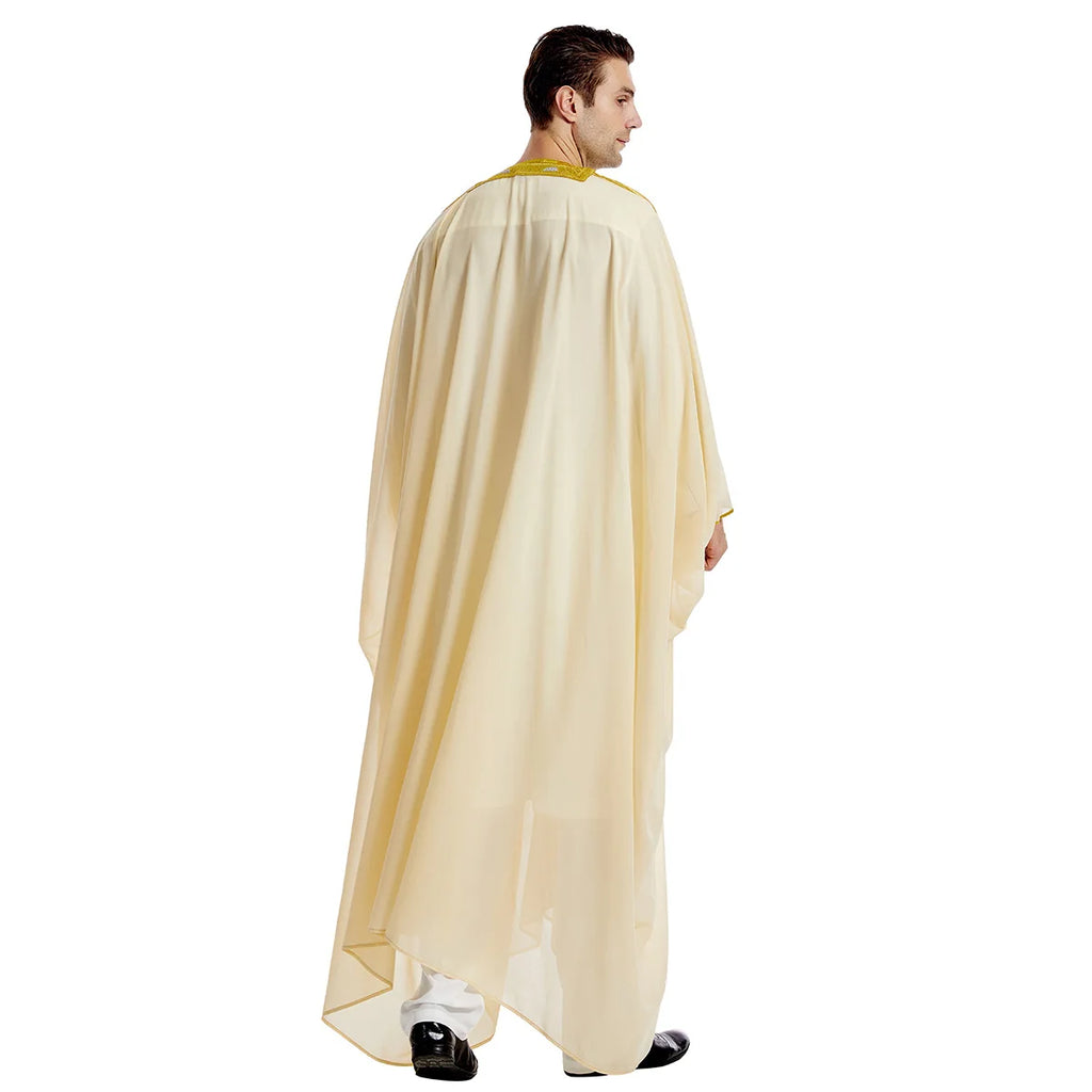 Eid Muslim Men Jubba Thobe Mens Cardigan Abaya Long Dress Islamic Ramadan Kimono Long Robe Saudi Arabic Musulman Caftan Dubai