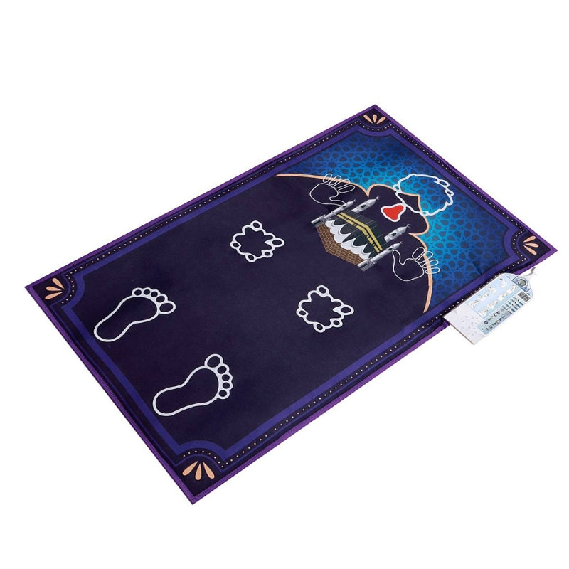 Interactive Talking Prayer Mat Educational Rug Salah Muslim Kids Gift Islam Electronic Worship Blanket Compass Islamic Carpet