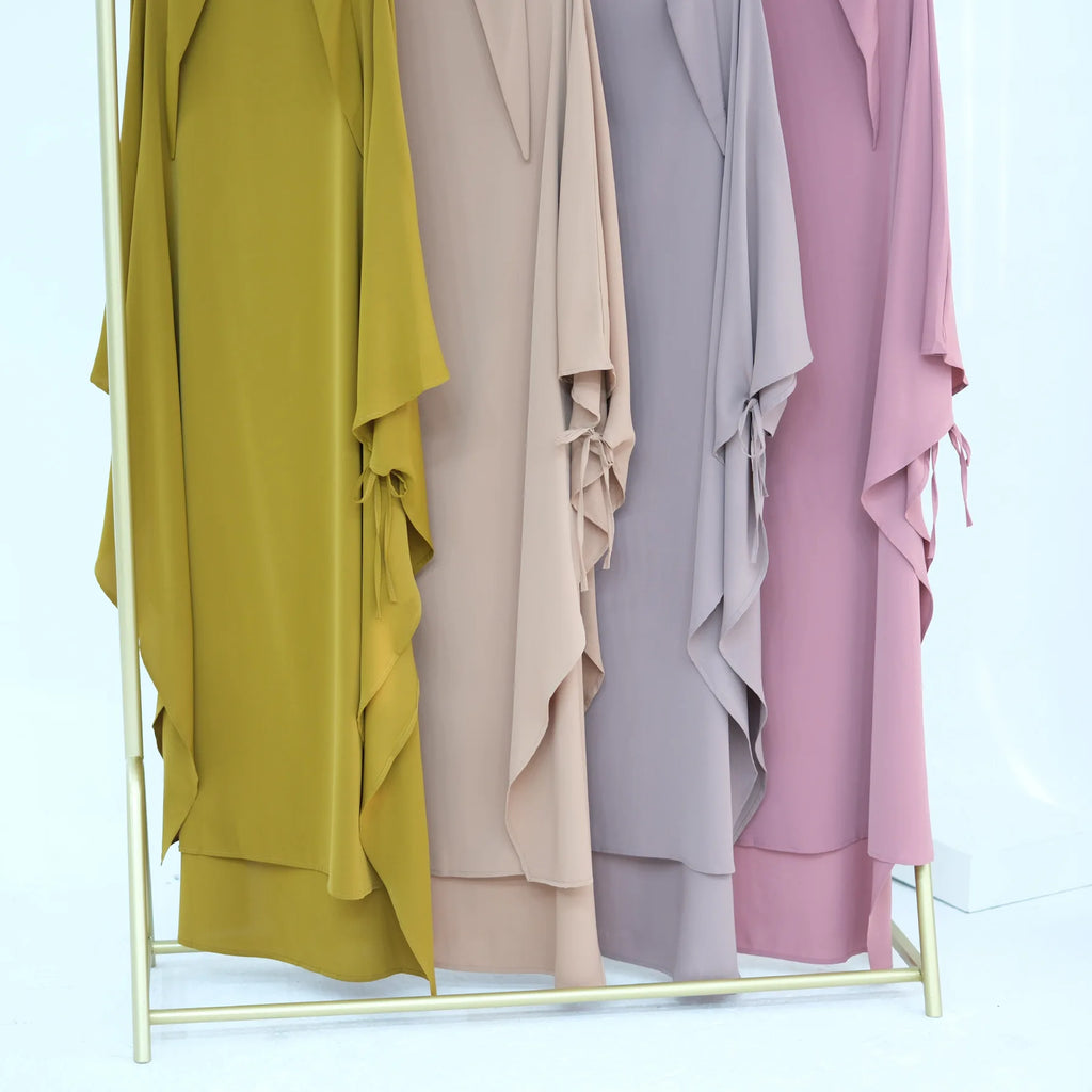 Muslim Long Khimar Headscarf Hijab for Women Abaya Praying Turban Scarf Headscarfs Long Scarves Head Wrap Shawl Femme Headdress