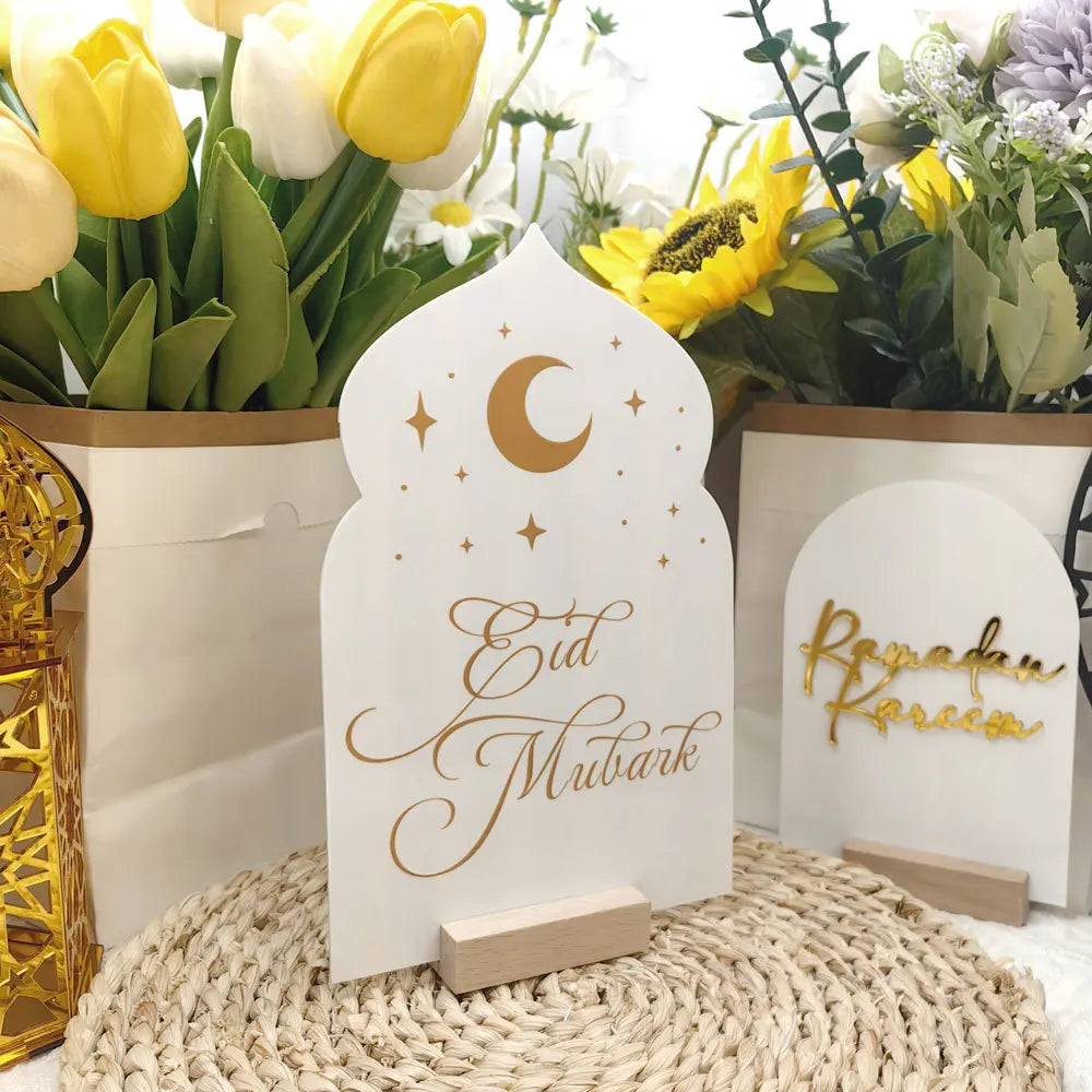Ramadan Countdown Advent Calendar Eid Mubarak Ornaments Muslim Party Supplies 2025 Ramadan Home Decoration Accessories