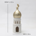 1 PC Candlestick Muslim Kaaba Dome Mosque Islamic Desktop Ornament Table Car Decor Crafts Gifts