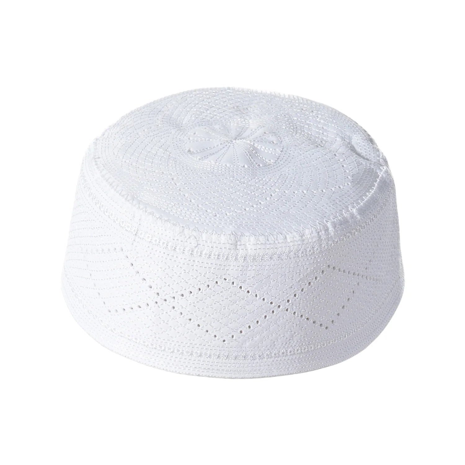 New Muslim Men Prayer Cap Hat Cotton Embroidery Leisure Saudi Arabia Islamic Hat Cap Men Headscarf Topkippot Turban Saudi Cap