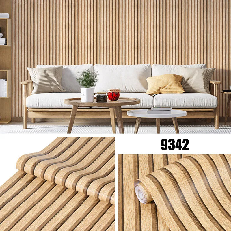 Grid Stripes Peel and Stick Wallpaper Self Adhesive Wall Stickers Wallpapers Home Decor PVC Room Decoration 45cm Sticker