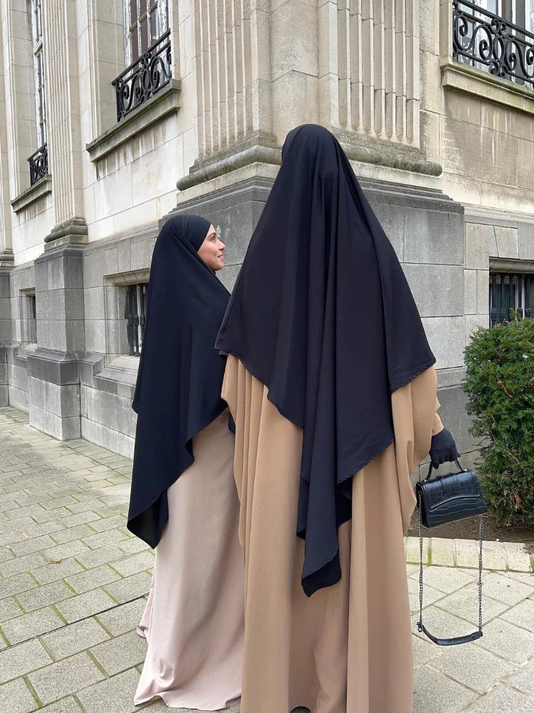 Eid Prayer Garment Hijab Long Khimar Ramdan Muslim Long Headcarf Women One Piece Jubha Islamic Hijabs Musulman Dejellab 2026