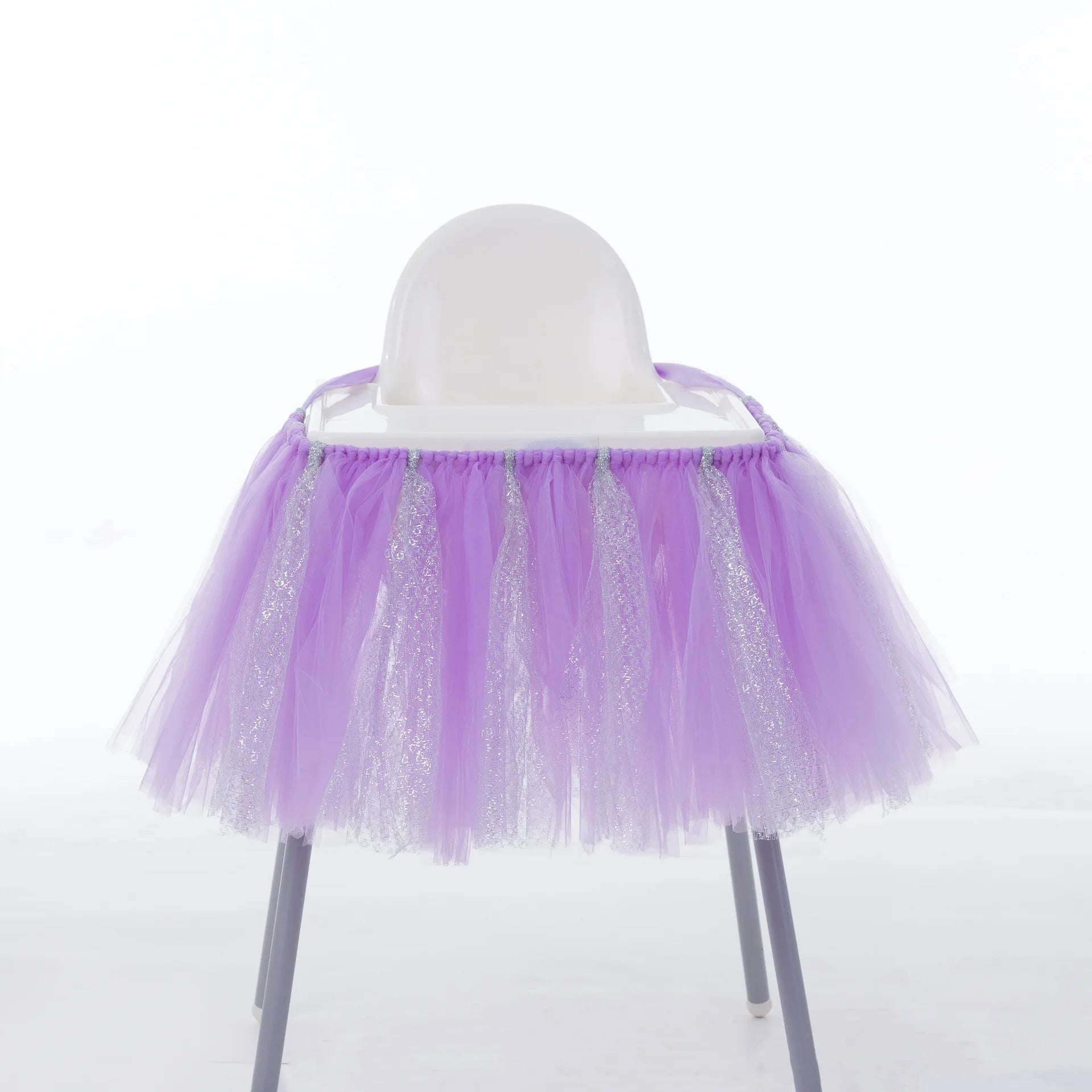 Tutu Chair Skirt Mesh Chair Skirt Children's Table Chair Skirt Party Decorative Chair Skirt Baby Birthday Party Decoration