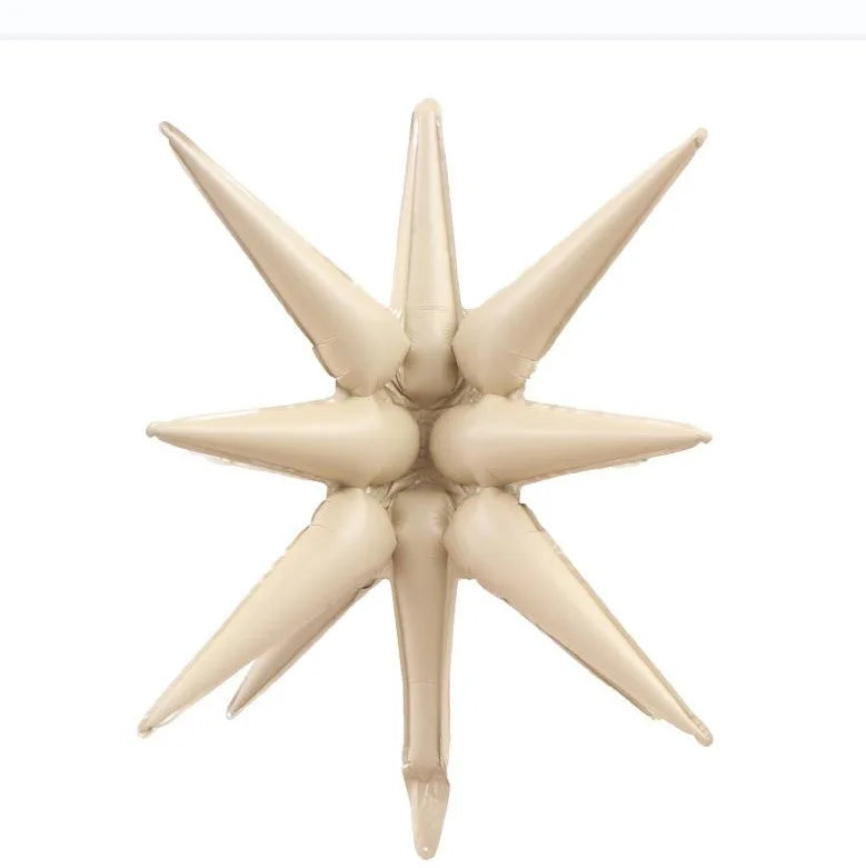 2/5pcs 22inch 4D Conjoined Explosive Star Balloon Birthday Party Wedding Supplies Aluminum Foil Water Droplet Ballon Decoration