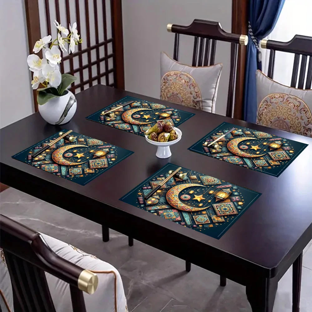 Ramadan meal mat, suitable for daily home, restaurant, outdoor picnic use, Eid al Fitr