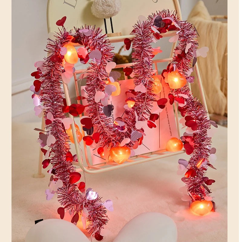 2M Artificial Easter Lights String with Eggs Hanging Ornament for Spring Easter Party Home DIY Craft Wreath Birthday PartyDecor