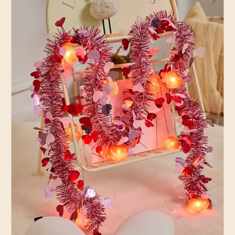 2M Artificial Easter Lights String with Eggs Hanging Ornament for Spring Easter Party Home DIY Craft Wreath Birthday PartyDecor