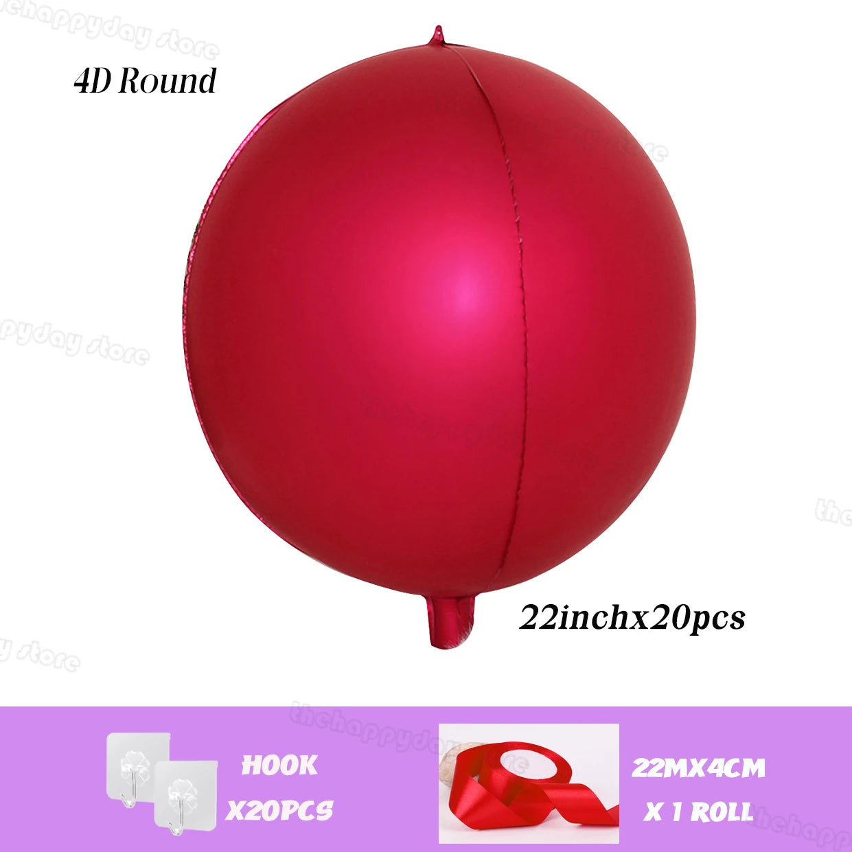 20/10Pcs Hanging 4D Round Foil Balloons 22in Dark Green 4D Round Balloon for Wedding Birthday Xmas Party Helium Air Globos Decor