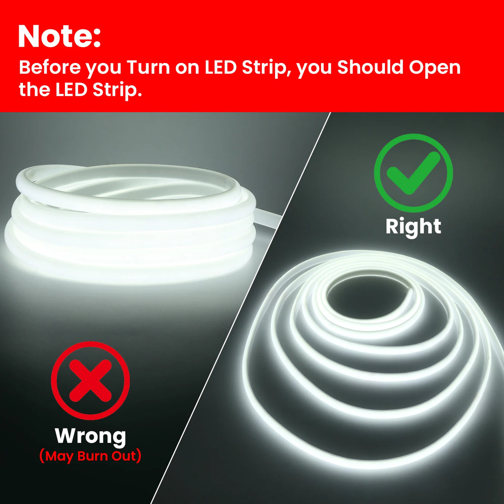110V 220V COB LED Strip Outdoor Waterproof Decor 5/10/15/20M Neon Led Strip with EU UK US Plug Garden Lights For Kitchen Bedroom