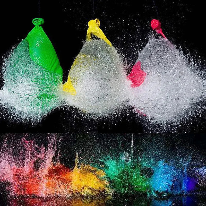 111pcs Water Balloons Refill Package Funny Summer Outdoor Toy Water Balloon Bombs Summer Novelty Gag Toys For Children