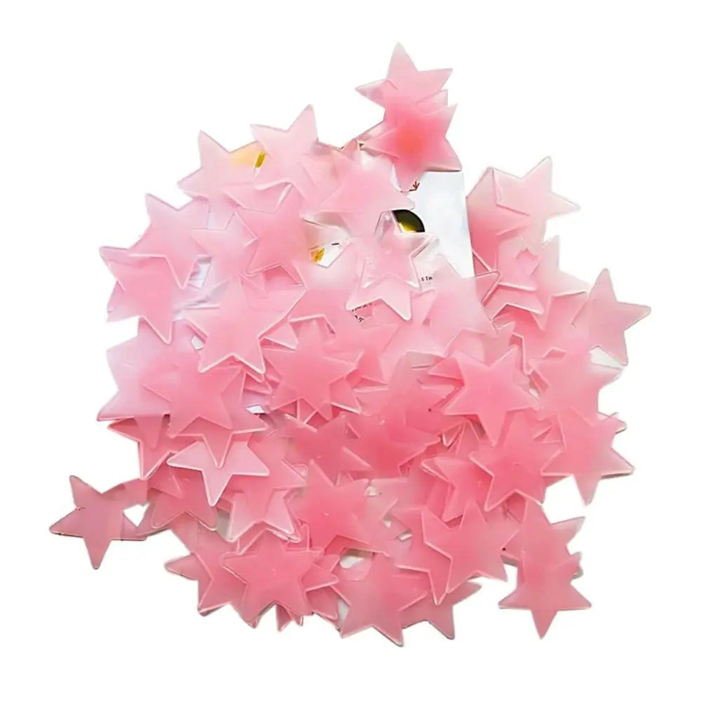 1Set 3D Bubble Stars Moon Dots Self-adhesive Luminous Wall Sticker Kids Bedroom DIY Decal Glow In Dark Fluorescent Decoration