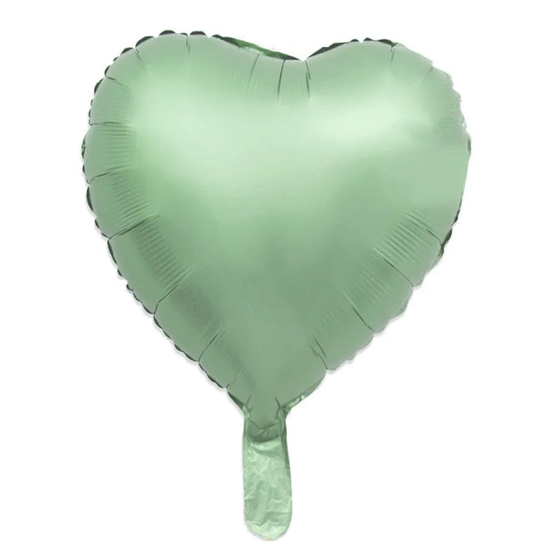 10/5/3Pcs Cream Heart Foil Balloons 18inch Multi Pink Beige Heart Helium Balloons for Wedding Birthday Party Decorations Globos