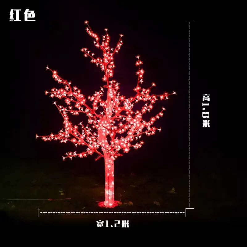 Cherry Blossom LED Christmas Tree Lights – 1.5m / 5ft Indoor & Outdoor Decorative Lighting