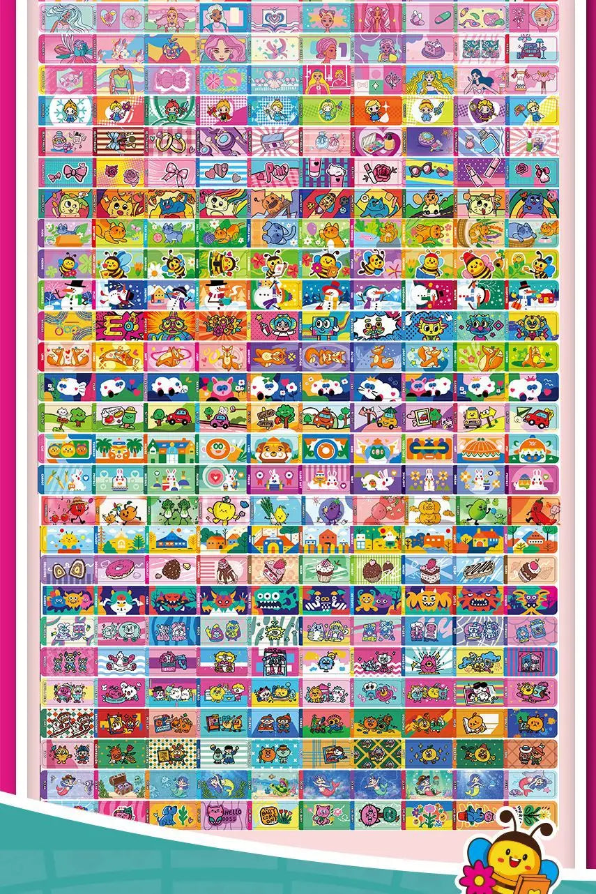 Sticker Bracelets, Kids' Creative Sticker Chains, Parent-Child DIY Beaded Sticker Bracelets