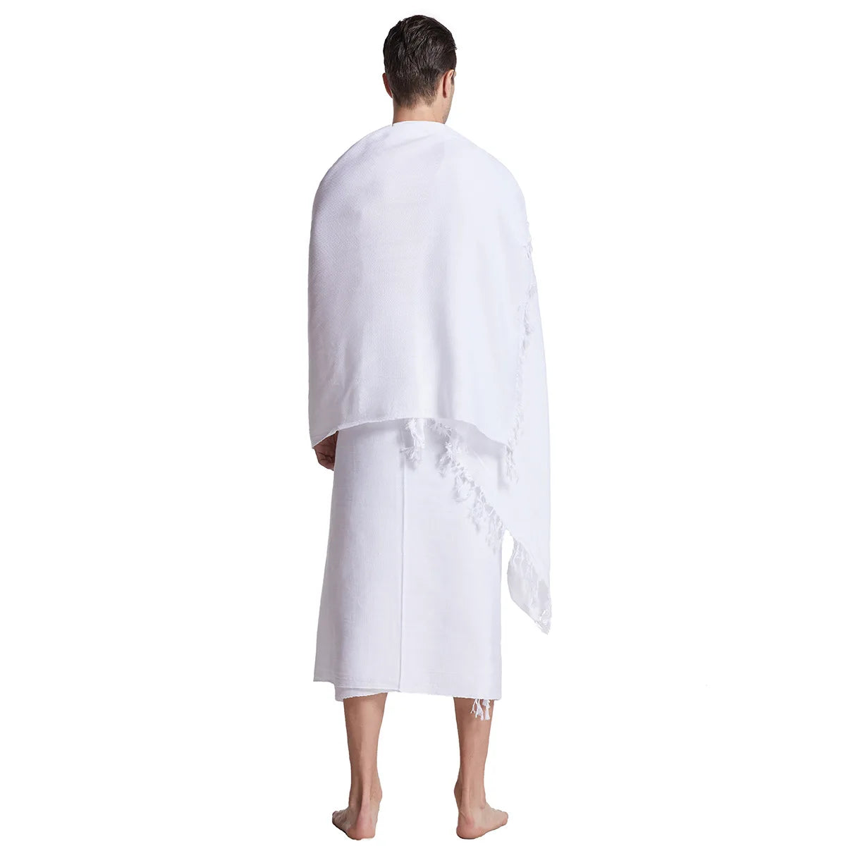2Pcs Ihram Pilgrimage Towels for Men & Boys Hajj Umrah Mecca