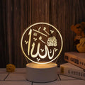 2026 Eid Mubarak Muslim Festival Decor Supplie Night LED Light Hanging Ornament Ramadan Kareem Decoration for Home Event Party